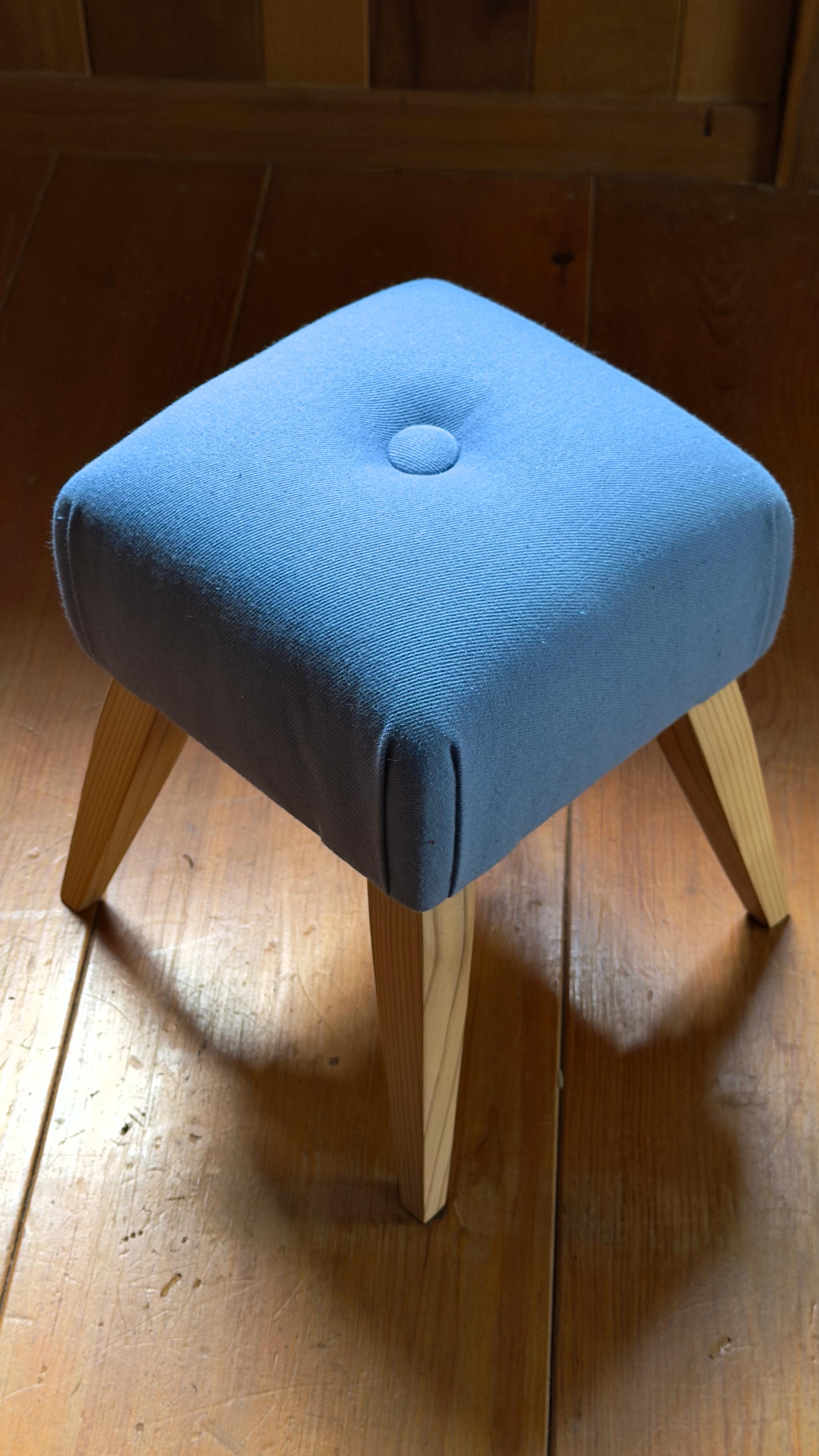 <ﾘﾆｭｰｱﾙ> ちょこっと♪デニムstool（20cmコンパクト） | 2枚目