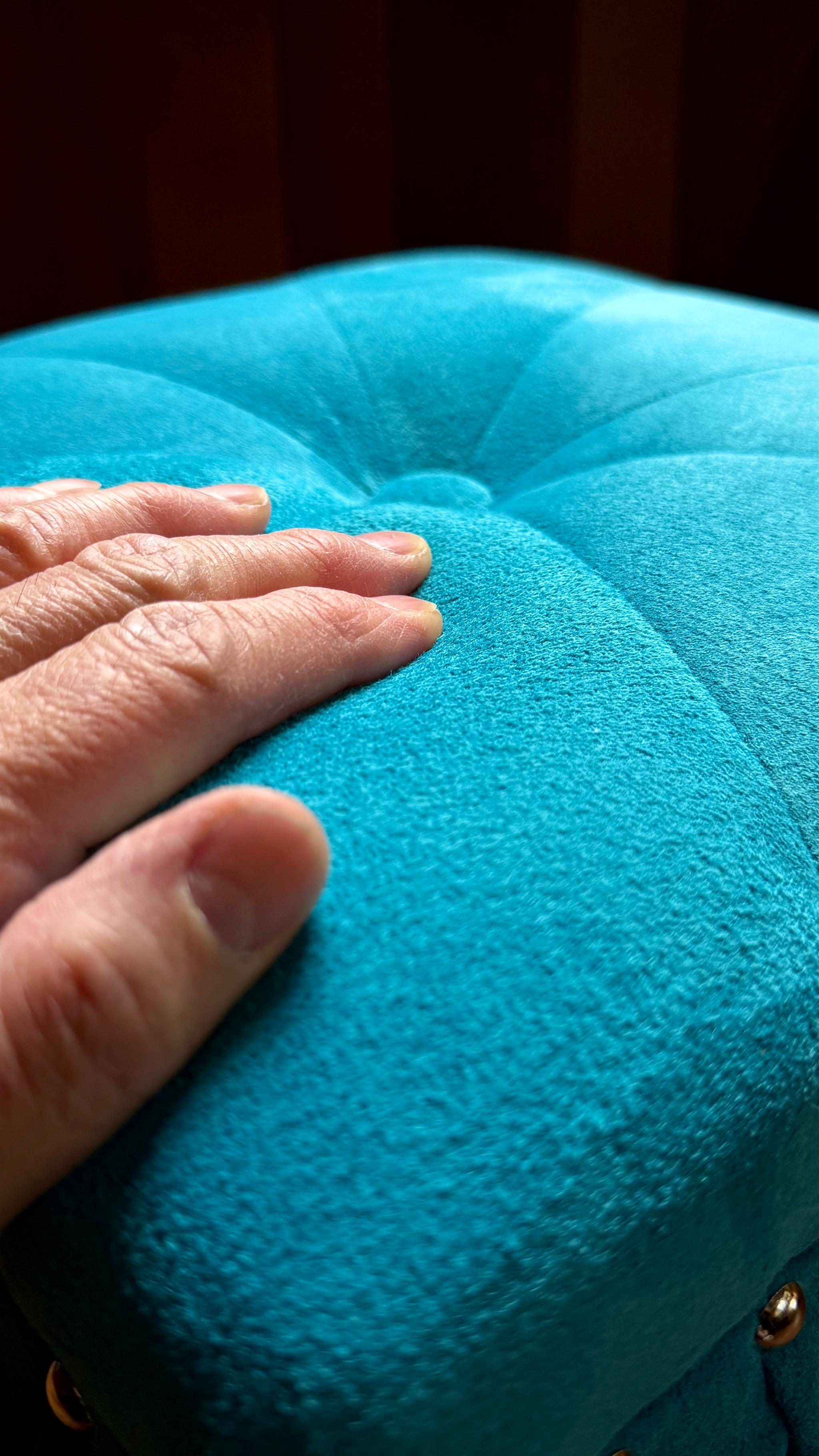 Swell Stool ~ｽｳｪﾙ･ｽﾂｰﾙ~ （豚革/マリンブルー） | 3枚目