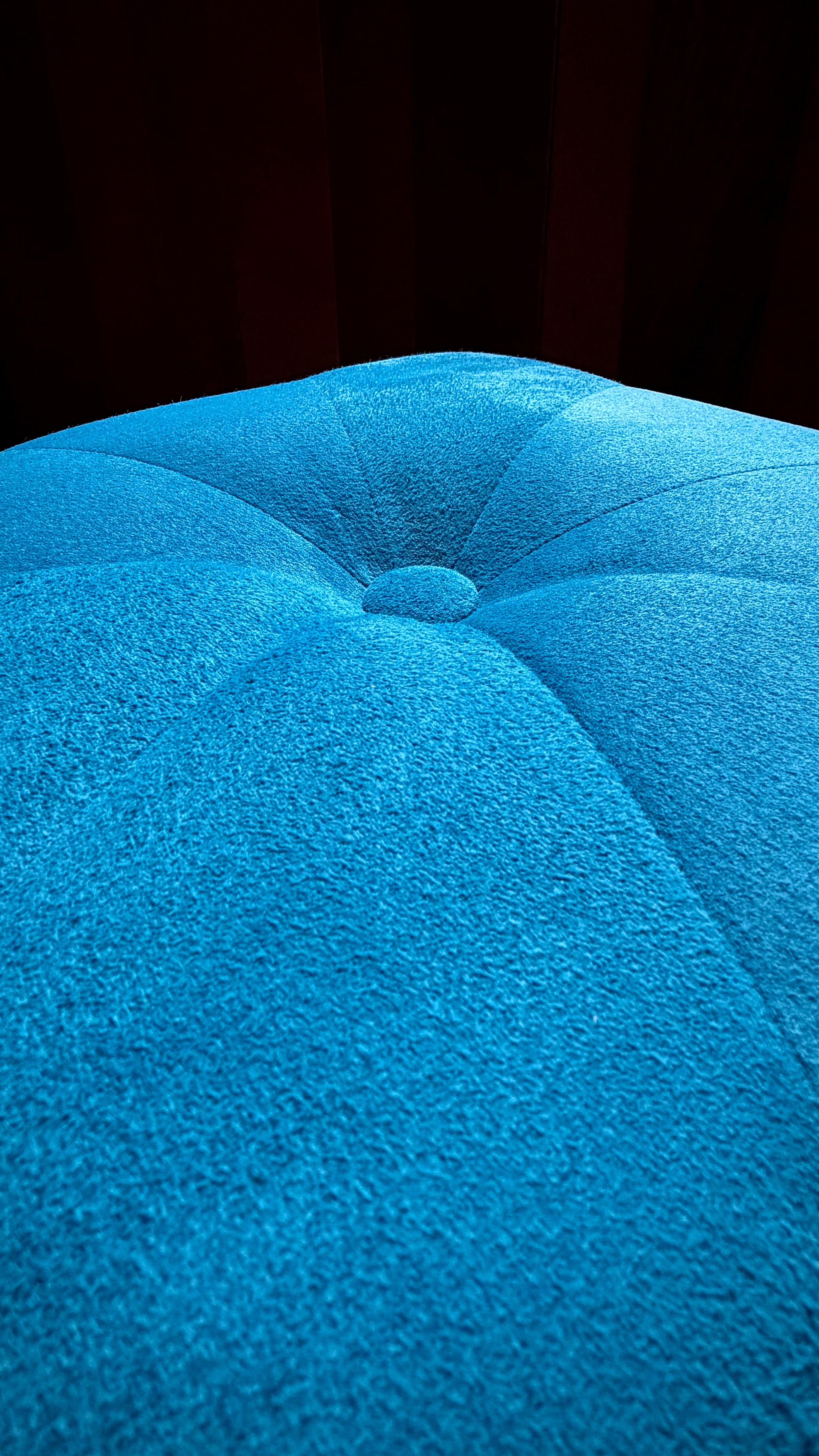 Swell Stool ~ｽｳｪﾙ･ｽﾂｰﾙ~ （豚革/マリンブルー） | 6枚目