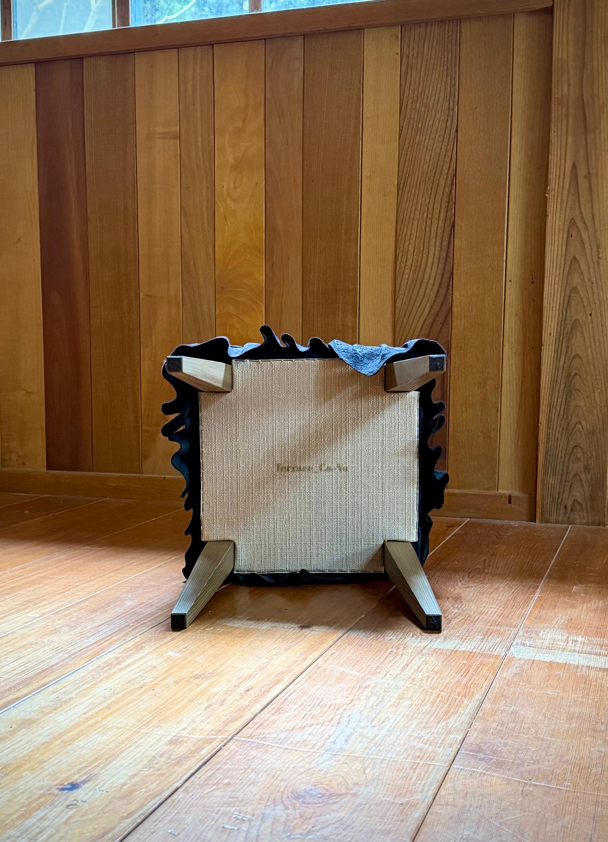 Swell Stool ~ｽｳｪﾙ･ｽﾂｰﾙ~ （豚革/漆黒） | 6枚目