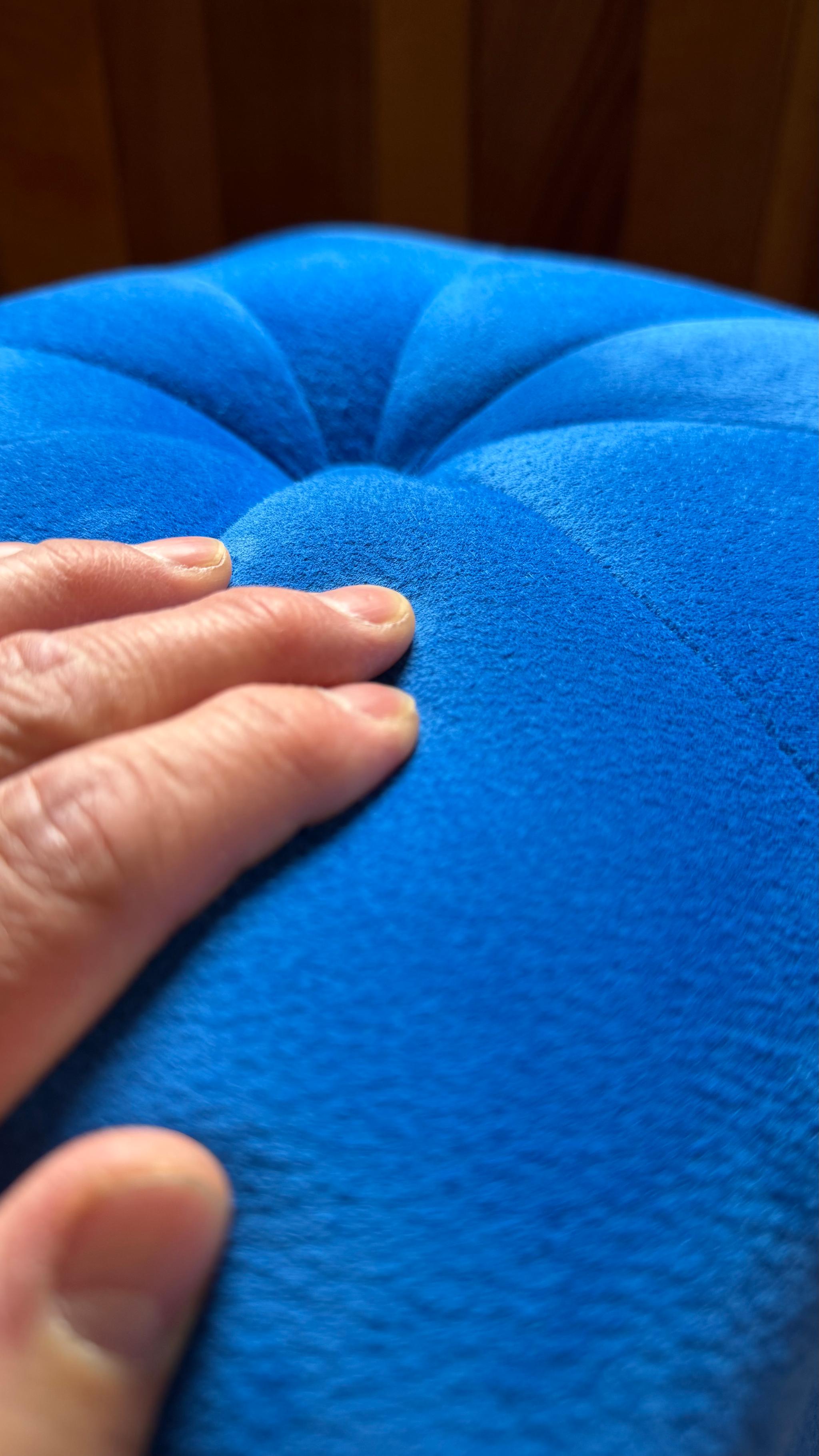 Swell Stool ~ｽｳｪﾙ･ｽﾂｰﾙ~ （豚革/サファイアブルー） | 3枚目