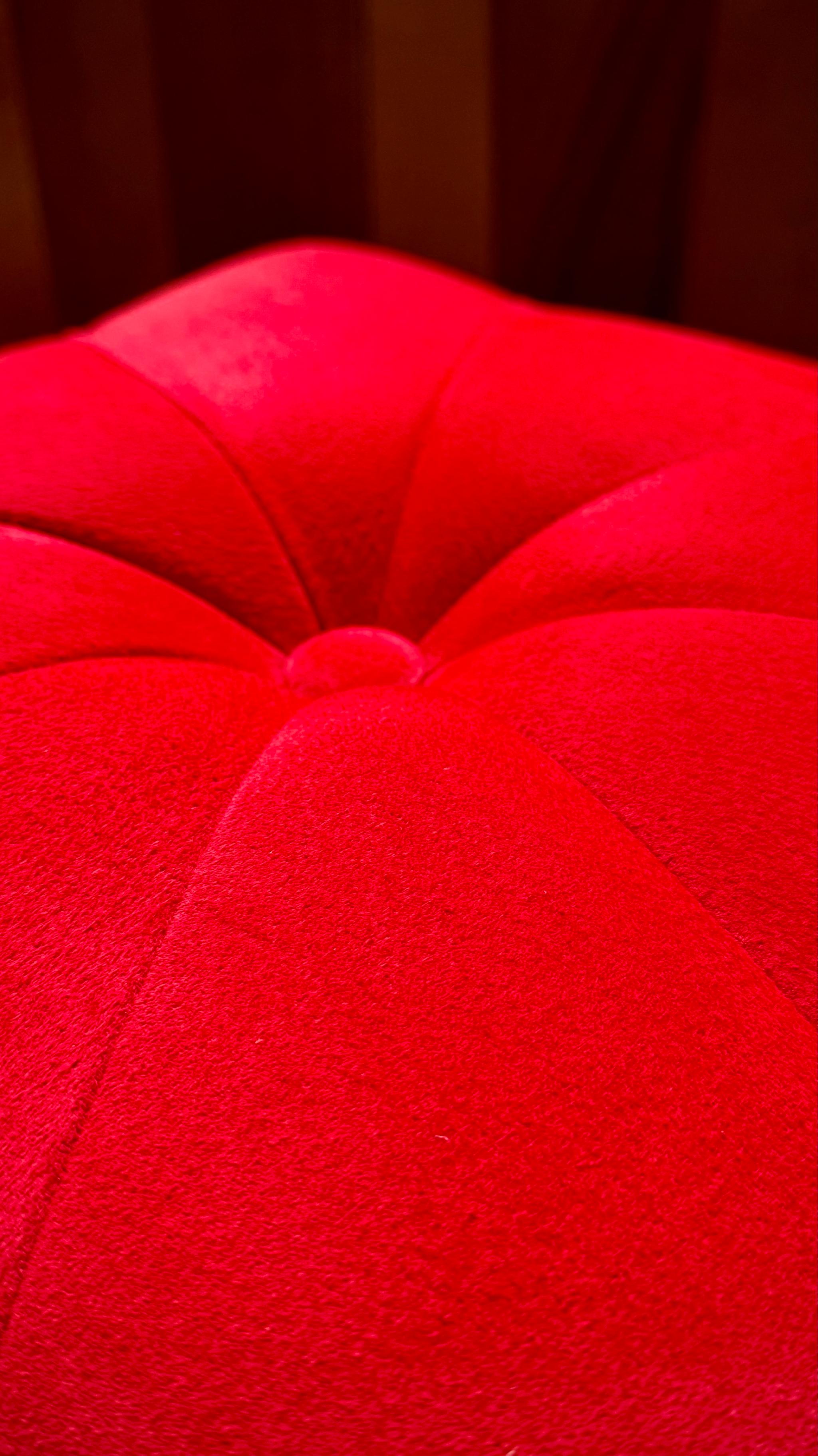 Swell Stool ~ｽｳｪﾙ･ｽﾂｰﾙ~ （豚革/真紅） | 7枚目